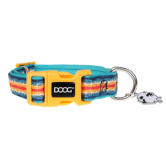 Neoprene Dog Collar Scout Yellow/Blue/Red